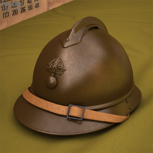 M15 Adrian Helm 3D-Modell