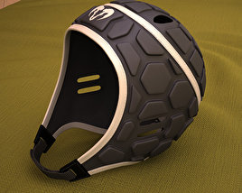 Ram 橄榄球 头盔 3D模型