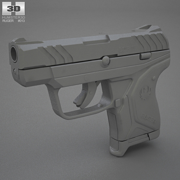 ruger-lcp-ii-3d-model-weapon-on-hum3d