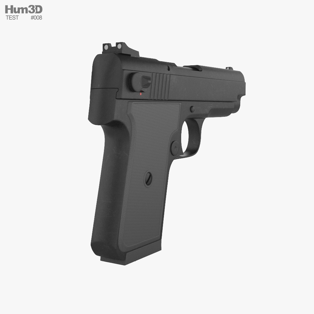Тестовий пробний пістолет 3D модель