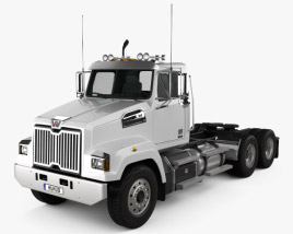 Western Star 4700 Set Forward Tractor Truck 2011 3D model
