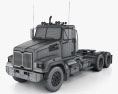 Western Star 4700 Set Forward Tractor Truck 2011 3d model wire render