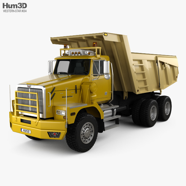 Western Star 6900 Camião Basculante 2008 Modelo 3d