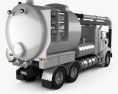 Western Star 4700 Set Back Sewer Vacuum Truck 2011 Modelo 3d vista traseira