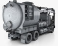 Western Star 4700 Set Back Sewer Vacuum Truck 2011 3d model