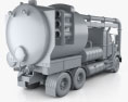 Western Star 4700 Set Back Sewer Vacuum Truck 2011 3Dモデル