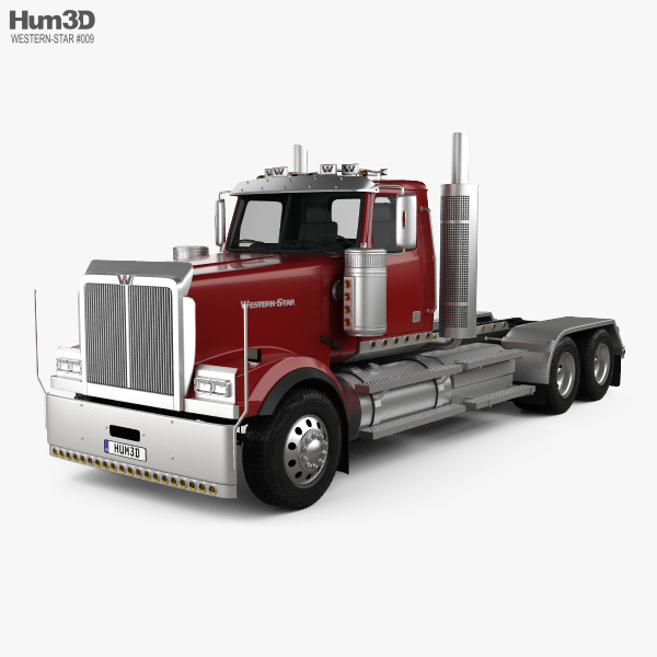 Western Star 4900 EX Camião Tractor 2008 Modelo 3d