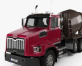 Western Star 4700 Set Back Mixer Truck 2011 3d model