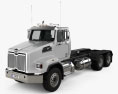 Western Star 4700 SB Day Cab Camião Chassis 2011 Modelo 3d