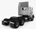 Western Star 4700 SB Day Cab Tractor Truck 2011 3d model back view