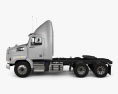 Western Star 4700 SB Day Cab Tractor Truck 2011 3d model side view