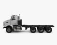Western Star 4800 SB Day Cab Chassis Truck 2008 3d model side view