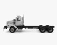 Western Star 4900 SB Day Cab Chassis Truck 2008 3d model side view