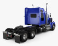 Western Star 4900 SF Sleeper Cab Сідловий тягач 2008 3D модель back view