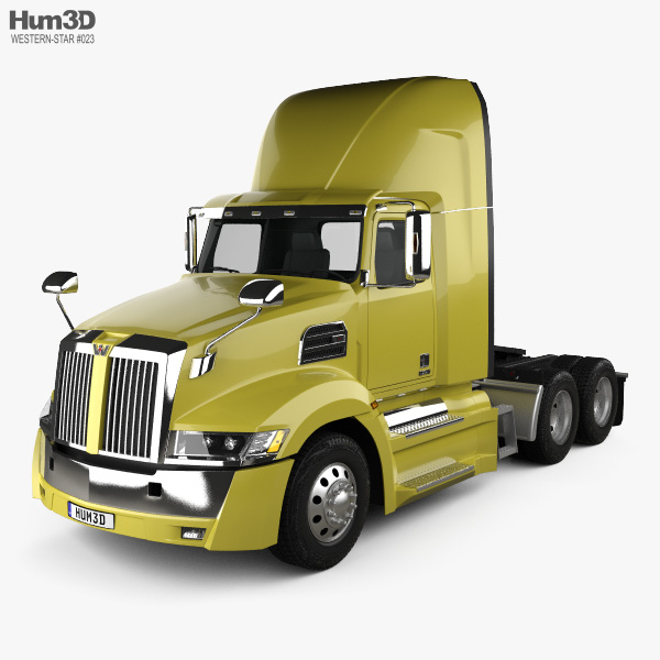 Western Star 5700XE Day Cab Camião Tractor 2014 Modelo 3d