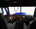 Western Star 4900 SF Cabina Dormitorio Camión Tractor con interior 2008 Modelo 3D dashboard