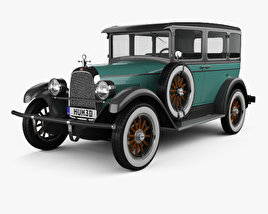 Whippet Model 96 sedan 1927 Modèle 3D