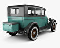 Whippet Model 96 轿车 1927 3D模型 后视图