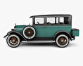 Whippet Model 96 轿车 1927 3D模型 侧视图