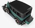 Whippet Model 96 sedan 1927 3d model top view