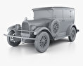 Whippet Model 96 轿车 1927 3D模型 clay render