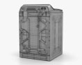 월풀 탑 로드 세탁기 3D 모델 