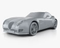Wiesmann GT MF5 2013 3d model clay render
