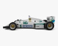 Williams FW08C F1 with HQ interior 1983 3d model side view