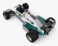 Williams FW08C F1 with HQ interior 1983 3d model top view