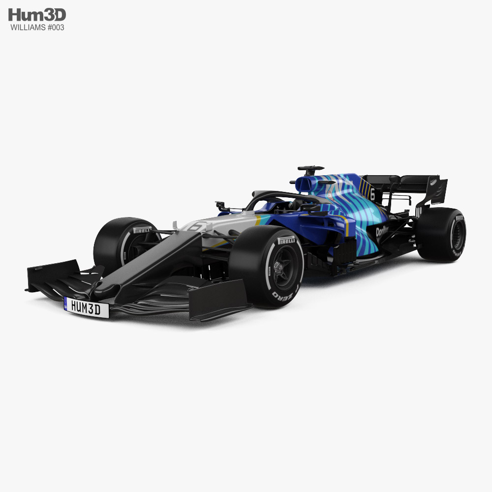 Williams FW43B 2021 3D模型
