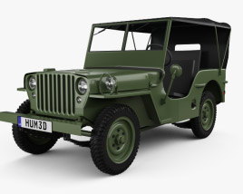 3D model of Willys MB 1941