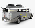 Willys Jeepney Philippines 2012 3D-Modell Rückansicht
