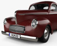 Willys Americar DeLuxe Coupe 1940 3d model