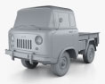 Willys Jeep FC-150 Forward Control 1957 3d model clay render