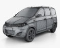 Wuling Hong Guang 2016 3D-Modell wire render