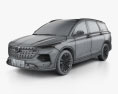 Wuling Victory 2022 3d model wire render