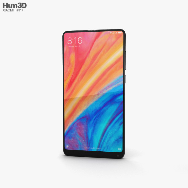 Xiaomi Mi Mix 2s Black 3D модель