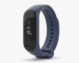 Xiaomi Mi Band 3 Deep Blue 3Dモデル