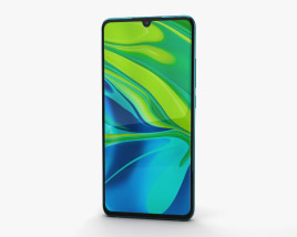 Xiaomi Mi Note 10 Aurora Green 3D model