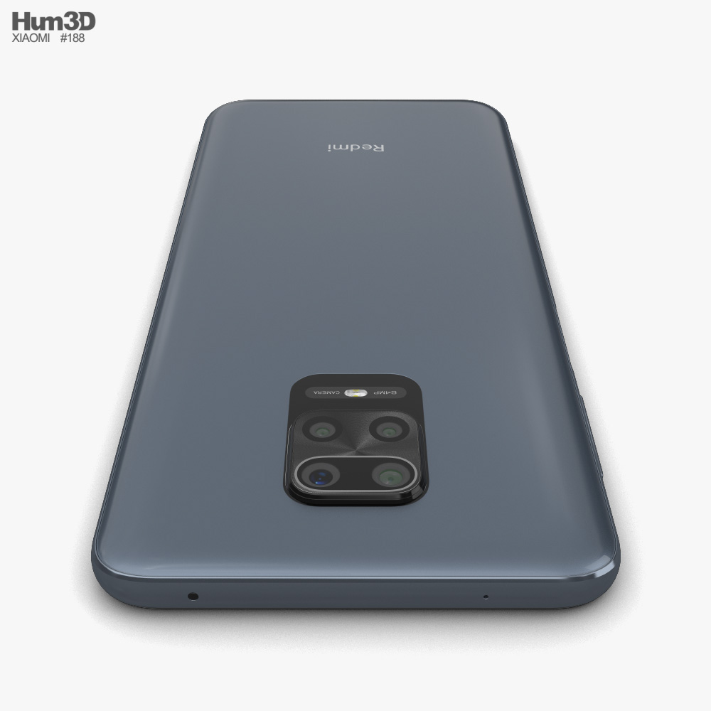 Xiaomi Redmi Note 9 Pro Interstellar Gray 3d 모델 전자 기기 On Hum3d 7652