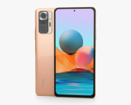 Xiaomi Redmi Note 10 Pro Gradient Bronze 3D model