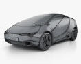 YO Concept 2016 3d model wire render