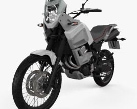 3D model of Yamaha XT660Z Tenere 2012