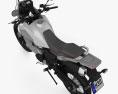 Yamaha XT660Z Tenere 2012 3d model top view