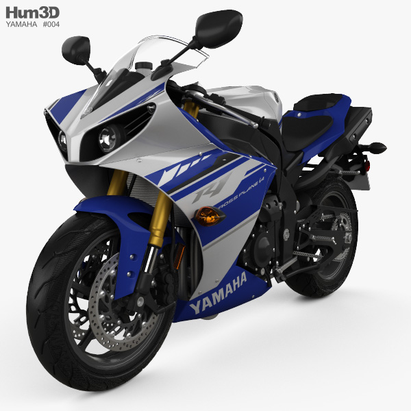 Yamaha R1 2014 3Dモデル