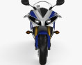Yamaha R1 2014 Modelo 3D vista frontal