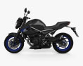 Yamaha XJ6 2014 3D模型 侧视图