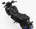 Yamaha XJ6 2014 3D模型 顶视图