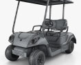 Yamaha Golf Car Fleet 2012 3D-Modell wire render