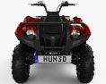 Yamaha Grizzly 700 2013 Modello 3D vista frontale